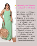 Vestido Longo Plus Verde Menta