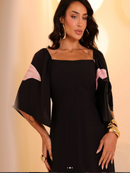 Vestido Feminino Estampado Evangelico Decote Quadrado