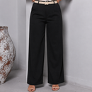 Calça Feminina Suede - Preto