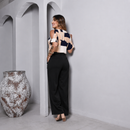 Calça Feminina Suede - Preto