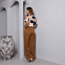Calça Feminina Suede - Caramelo