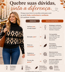 Blusa De Frio Feminina Manga Longa De Trico - Preto