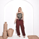 Lenço de Cetim Estampado 90x90 – Versátil e Fashion