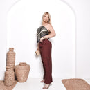 Lenço de Cetim Estampado 90x90 – Versátil e Fashion