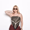 Lenço de Cetim Estampado 90x90 – Versátil e Fashion