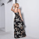 Vestido Longo Estampado Feminino Alça M ao GG Verão Preto
