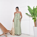 Vestido Longo Tomara que Caia com Amarração Verde