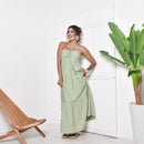 Vestido Longo Tomara que Caia com Amarração Verde