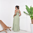 Vestido Longo Tomara que Caia com Amarração Verde
