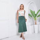 Blusa Feminina Regata  Estampada em Viscolinho Alça Trabalho Casual M G GG