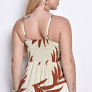 Vestido Longo Feminino Estampado Tropical – Alças Finas, Confortável e Elegante para Verão