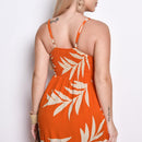 Vestido Longo Feminino Casual Chic – Estampa Tropical e Modelagem Confortável