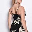 Vestido Longo Estampado Tropical com Alças – Leve, Fresco e Perfeito para Dias Quentes