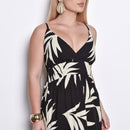 Vestido Longo Estampado Tropical com Alças – Leve, Fresco e Perfeito para Dias Quentes