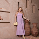 Vestido Midi Rosa