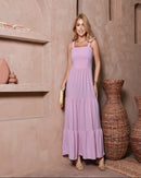 Vestido Midi Rosa