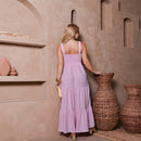 Vestido Midi Rosa