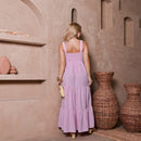 Vestido Midi Rosa