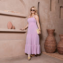 Vestido Midi Rosa