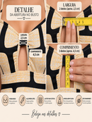 Vestido Longo Geometrica  com Alças Finas e Elastex nas Costas  Tamanho Único