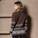 Cardigan de Tricô - Marrom