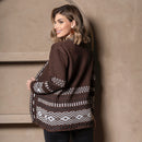 Cardigan de Tricô - Marrom