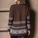Cardigan de Tricô - Marrom