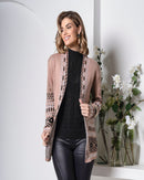 Cardigan de Tricô - Rose