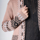 Cardigan de Tricô - Rose
