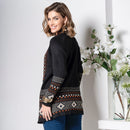 Cardigan de Tricô - Preto