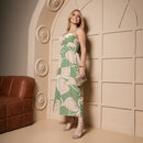 Vestido Midi Floral Verde