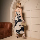 Vestido floral preto