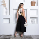 Saia Midi em Suede - Preta