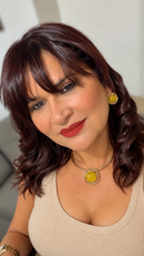 Conjunto Colar e Brincos Feminino Dourado Bijuteria Redondo