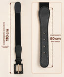 Kit 2 Cintos Femininos Elástico Ajustável Fino Elegante