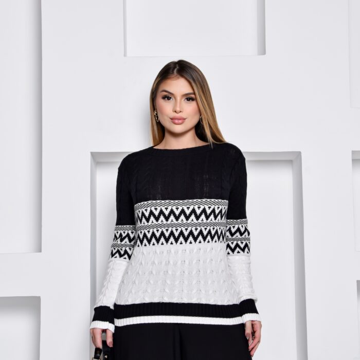 blusa modal – tribal preta Único, preto blusa modal – tribal preta Único, preto