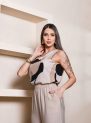 blusa de alça estilizada