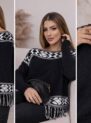 blusa poncho de tricô