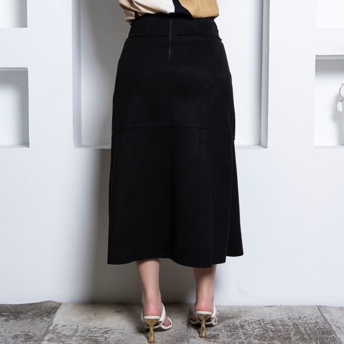 saia de suede saia de suede