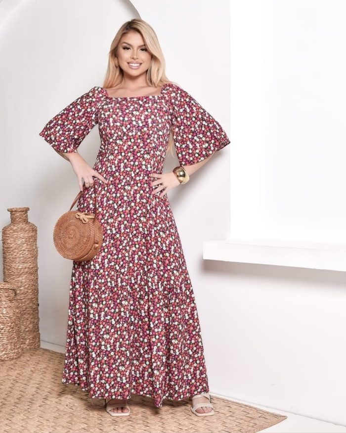 vestido decote quadrado vestido decote quadrado