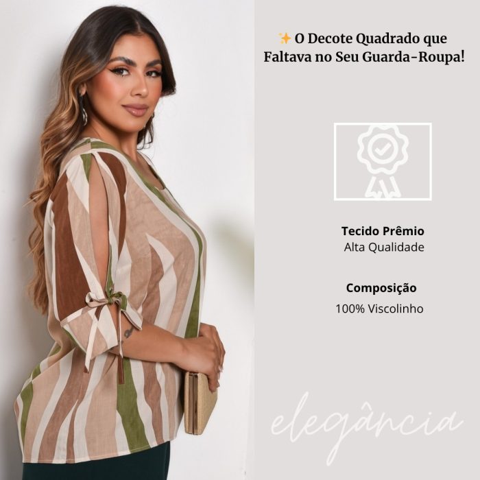 blusa manga 3/4 blusa manga 3/4