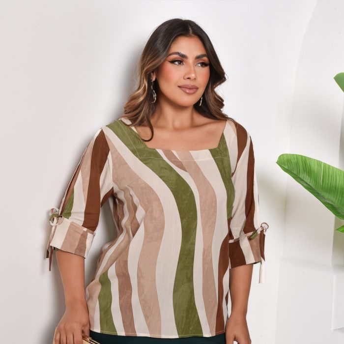 blusa manga 3/4 blusa manga 3/4