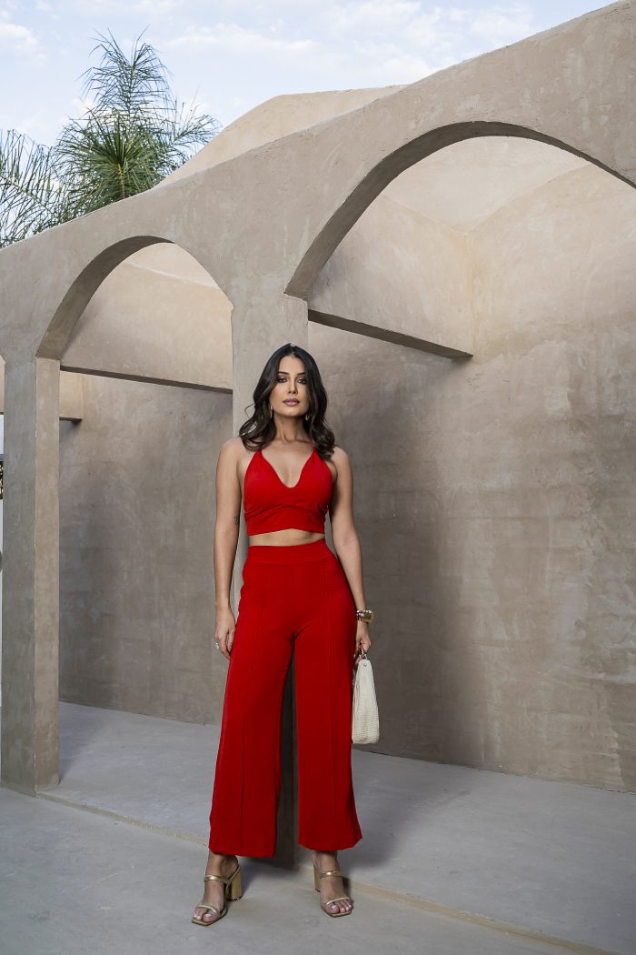 conjunto feminino vermelho verão – estilo, conforto e versatilidade conjunto feminino vermelho verão – estilo, conforto e versatilidade