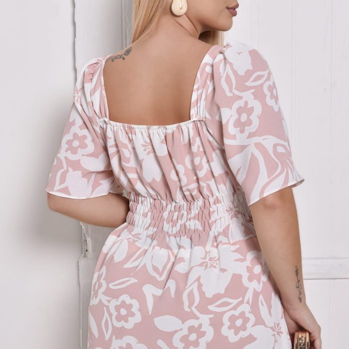 vestido floral azul vestido floral azul