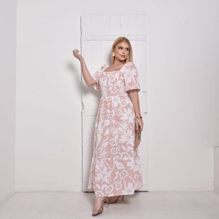 vestido floral azul vestido floral azul