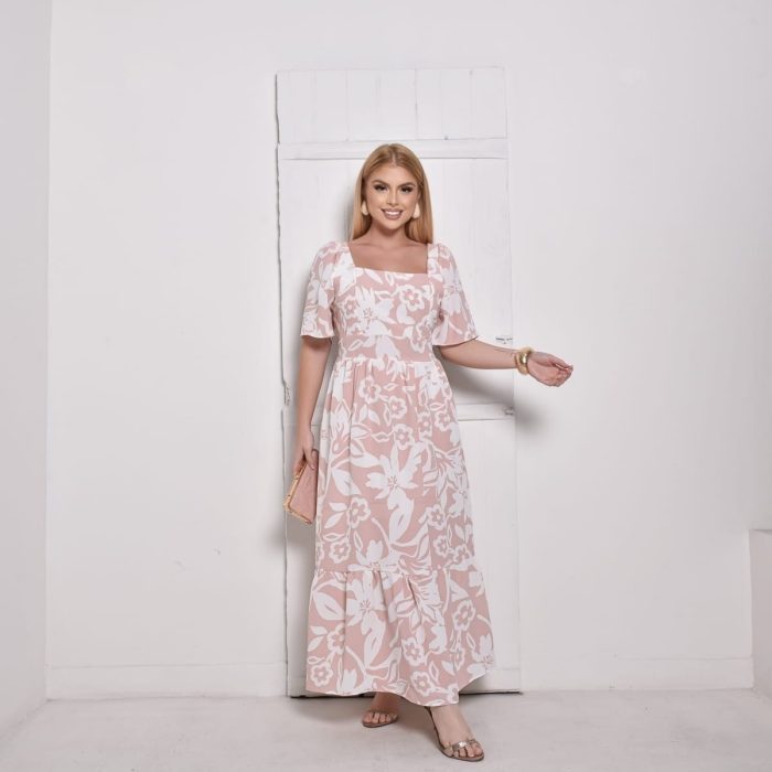 vestido floral azul vestido floral azul