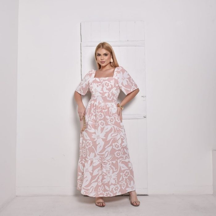 vestido floral azul vestido floral azul