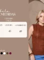 blusa feminina de tricô modal amarela – tamanho Único