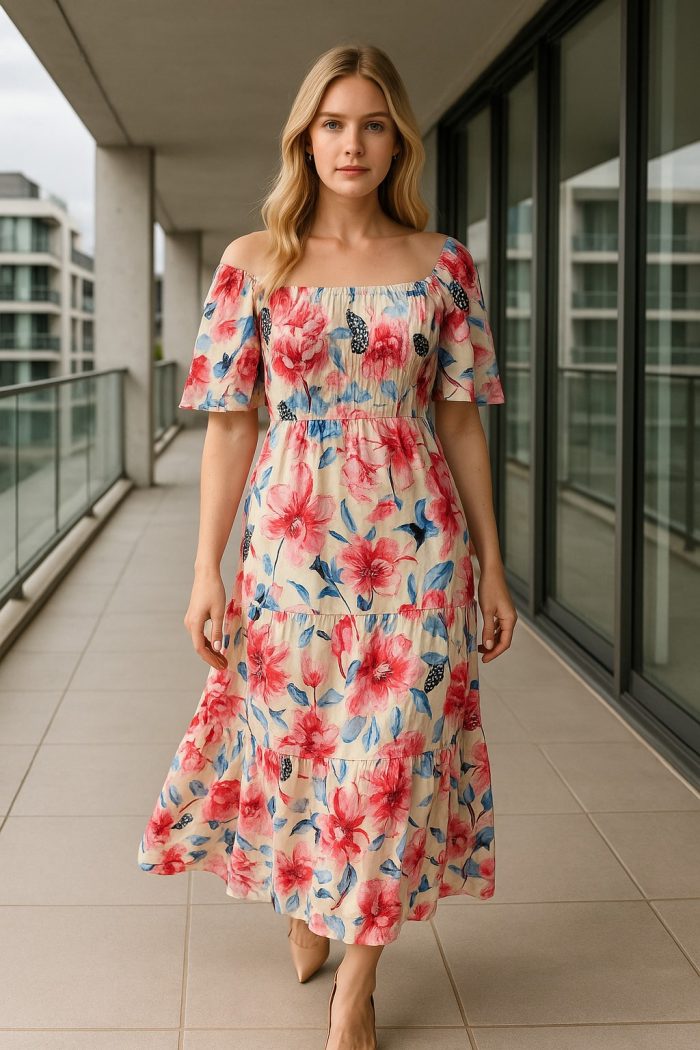 vestido longo com manga vestido longo com manga