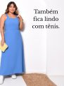 vestido longo plus